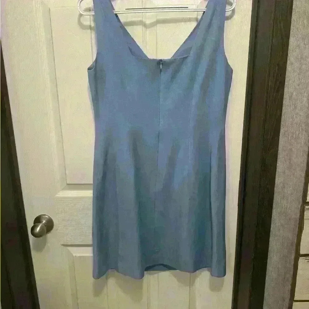Light blue Laundry by Shelli Segal dress. - Picture 5 of 6
